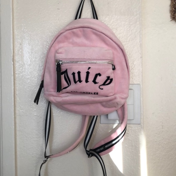 juicy couture velvet mini backpack